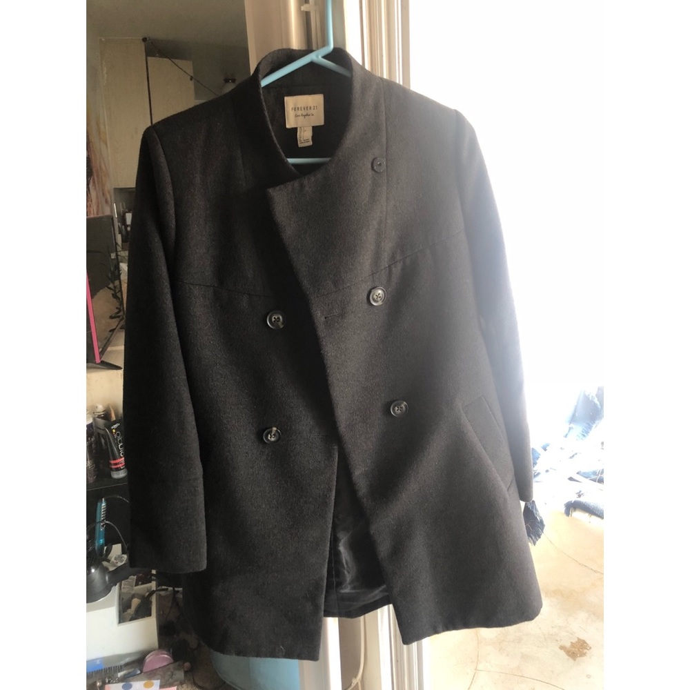 Black forever 21 coat